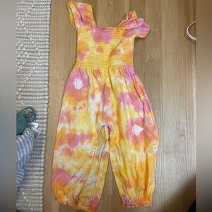 Burt’s bees baby tie die jumpsuit 12-18mos